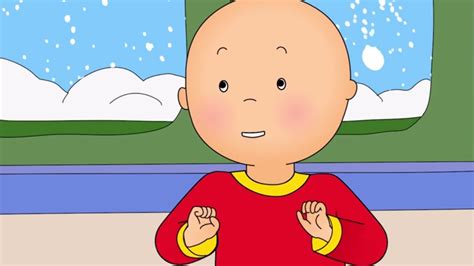 Animated Funny Cartoon Caillou Gets In Trouble Caillou