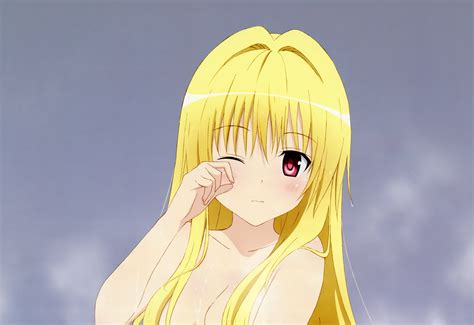Wallpaper Illustration Anime To Love Ru Yellow Hair Tears Color