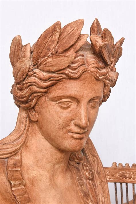 He was the god of poetry, art, archery, plague, sun, light, knowledge and music. Large Scale, Terra Cotta Garden Statue, Greek God Apollo ...