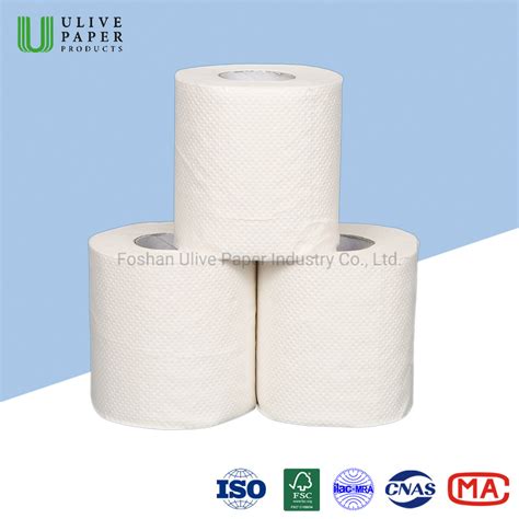 Premium Grade 400sheets 2ply Individual Paper Wrap Toilet Tissue Roll