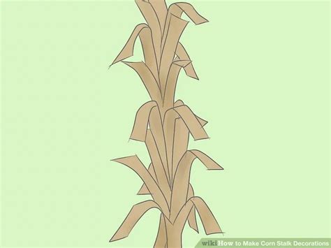 How To Make Corn Stalk Decorations Corn Stalks Corn Stalks