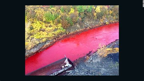 Crimson Tide Residents Stunned As Russian River Turns Red Cnn