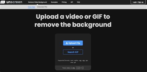 Unscreen Remove Video Background Automatically