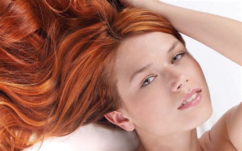 Wallpaper Face Women Redhead Model Long Hair Open Mouth Green Free
