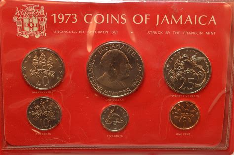 coins  jamaica uncirculated specimen set  bonus