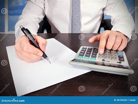 Accountant Stock Foto Image Of Bureau Directeur Lijst 38794540