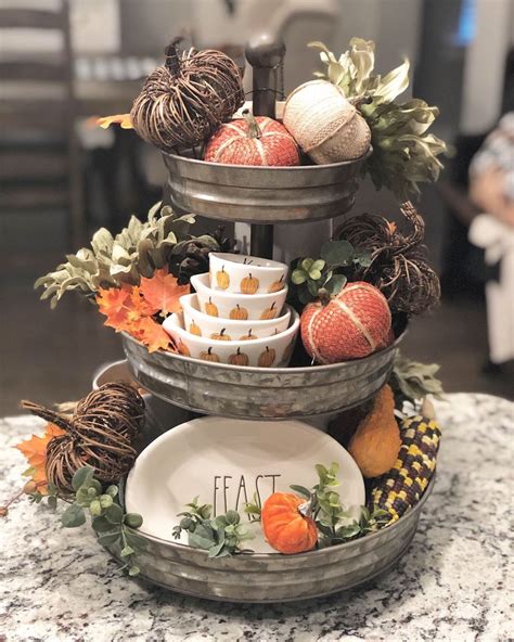 Thanksgiving Tiered Tray Tray Decor Tiered Tray Decor Tiered Tray