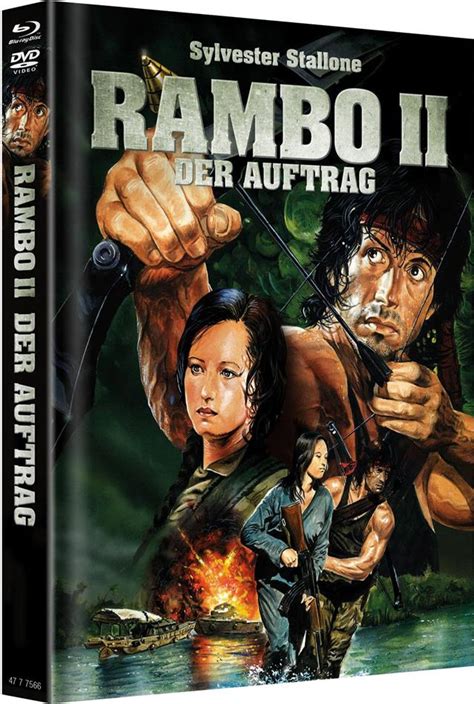 rambo 2 der auftrag 1985 cover a limited edition mediabook blu ray dvd cede ch