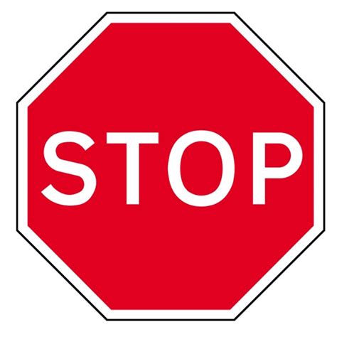 Stop Octagonal Dibond Road Sign Rsis