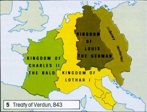 The First Partition Of The Carolingian Empire 843 European History