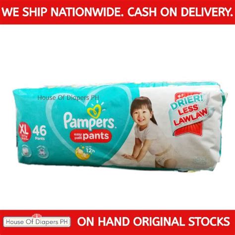 Pampers Dry Baby Diapers Pants Xl 46 Pcs Shopee Philippines