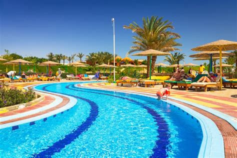 Tropical Resort Three Corners Sunny Beach In Hurghada Editorial Stock Image Image Of Holiday