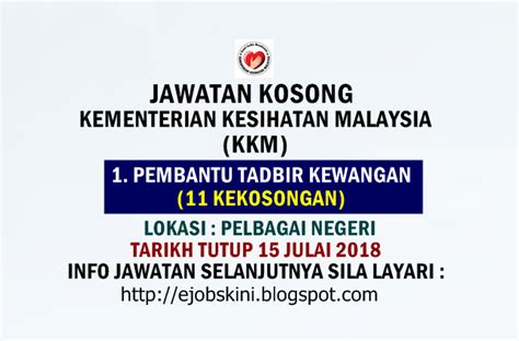 Portal carian jawatan & kerja kosong terpantas di malaysia. Jawatan Kosong Kementerian Kesihatan Malaysia (KKM) - 15 ...