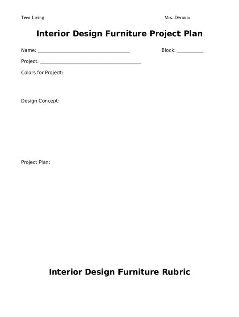 Interior Design Proposal Template Pdf Templatesjot Doc Template