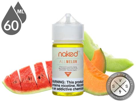 All Melon By Naked E Liquids Melon Trio In A Ml Bottle