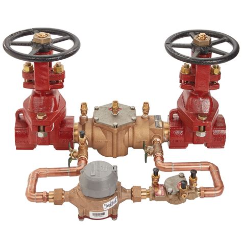 Watts C300 Bfg Gpm 4 Double Check Detector Backflow Assembly 4 Inch