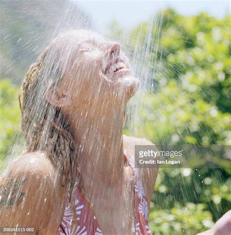 blonde in shower photos and premium high res pictures getty images