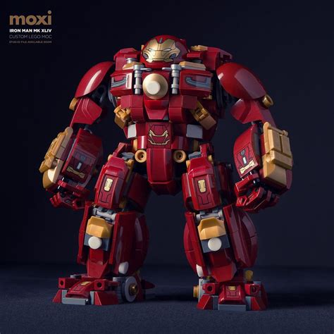 Hulkbuster Iron Man Mark Xliv Armor Hellobricks Lego Iron Man