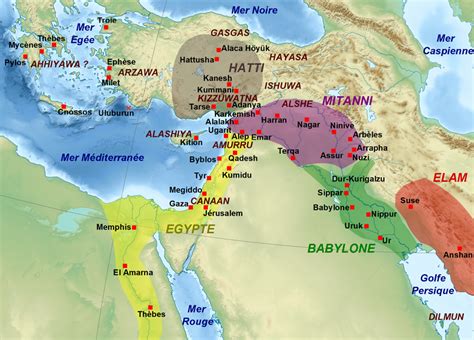 Ancient Middle East Empires Map