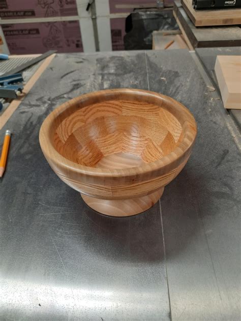 My First Attempt At A Segmented Bowl Out Of Pallet Boards And A Random