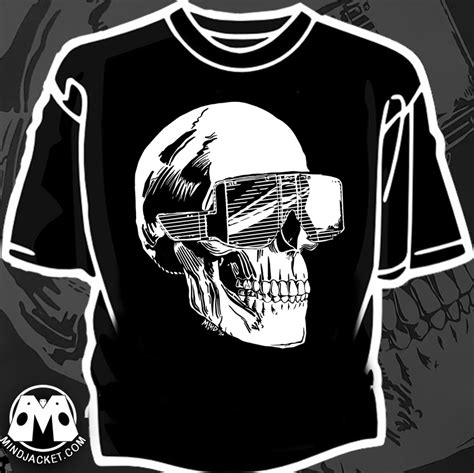 Skella Cool Skull Shades Shirt Art Print Mindjacket Shirts From