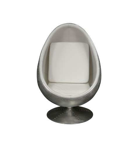 White Egg Aviator Chair Aviator Furniture