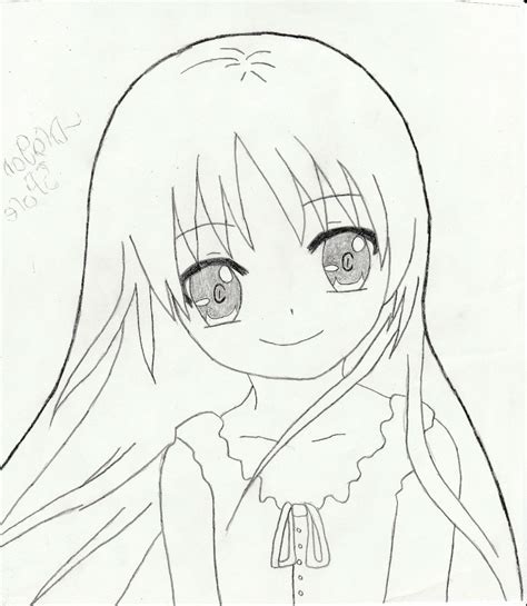 Beginner Anime Girl Sketch Easy