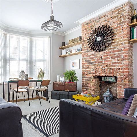 Simple Brick Wallpaper Living Room Ideas Basic Idea | Home decorating Ideas