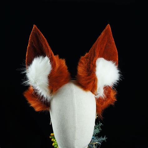 Realistic Fox Ears Fox Ears Headband Fluffy Fox Ears Faux Etsy