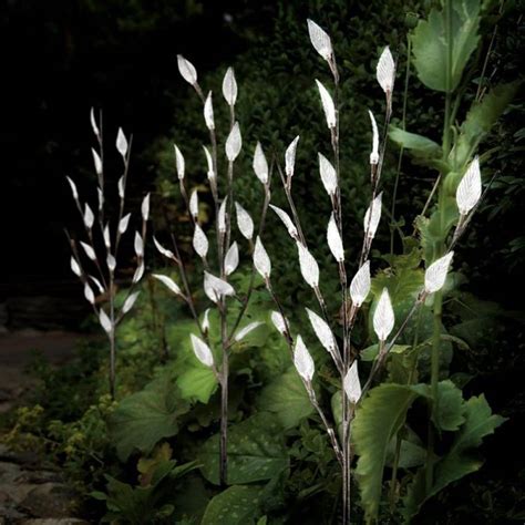 Three Solar Led Tree Branch Lights By Garden Selections