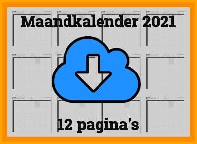 Jahresplaner und kalender 2021 zum ausdrucken. Kalender 2021 Jaarkalender | Belgie Verlengde Weekends ...