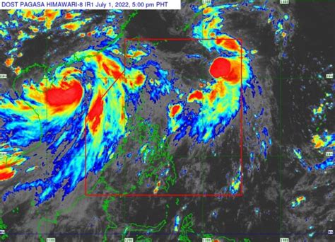 Cyclones Have No Direct Effect But Intensified Habagat To Bring Heavy