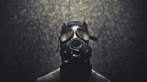 1366x768 Gas Masks Apocalyptic Wallpaper Coolwallpapersme