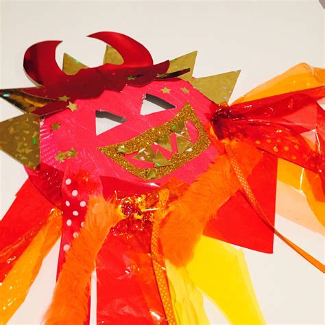 Chinese Dragon Mask Craft For Kids Daisies And Pie