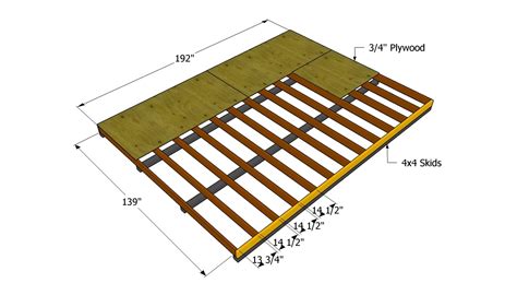 How To Build A 12x16 Shed Howtospecialist How To Build Step By