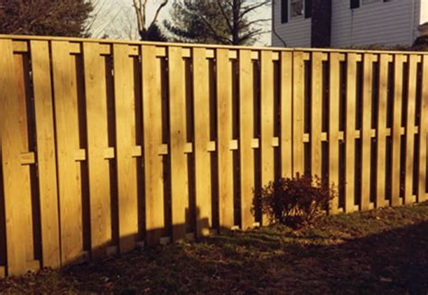 We also give you a choice of flat or french gothic posts. Wood Fence Photos