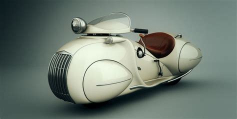 1930 Henderson Custom Motorcycle Rartdeco