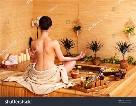 Bamboo Massage At Spa And Woman Stock Photo Shutterstock
