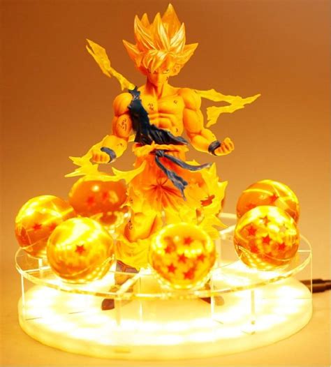 Lampe dragon ball z : Lampe Dragon Ball Goku & Shenron + Boules de cristal - Monde Déco