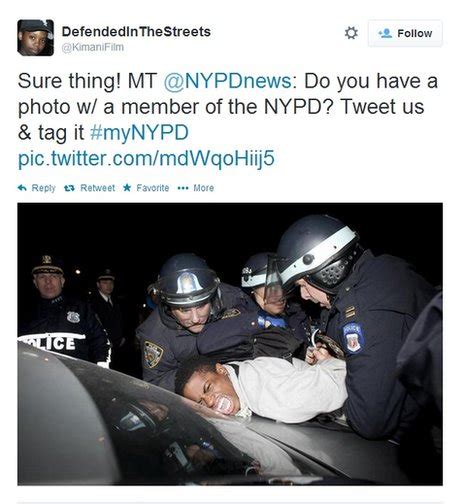 Nypd Twitter Campaign Backfires When Hashtag Is Hijacked To Show Photos