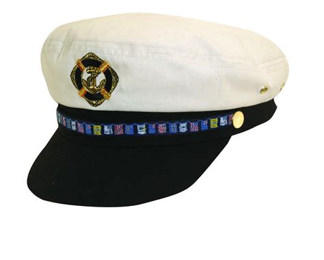 Dorfman Pacific Cotton Summer Nautical Captains Hat Hats For Men