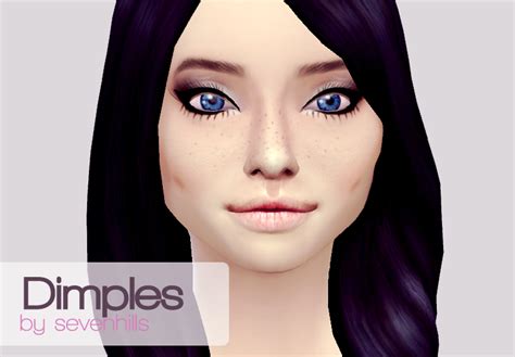 My Sims 4 Blog Dimples By Sevenhillssims Sims Sims 4 Cc Skin Sims