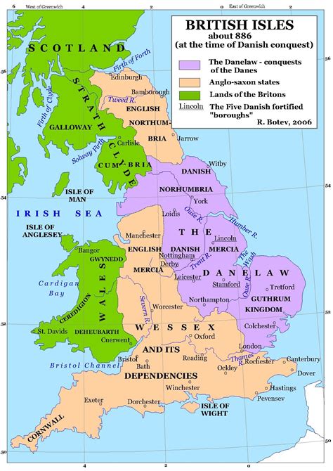 Viking Conquest In England About History Map Of Britain British