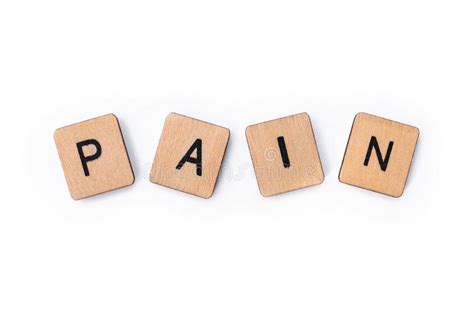 The Word Pain Stock Image Image Of Hurt Care Background 157493711