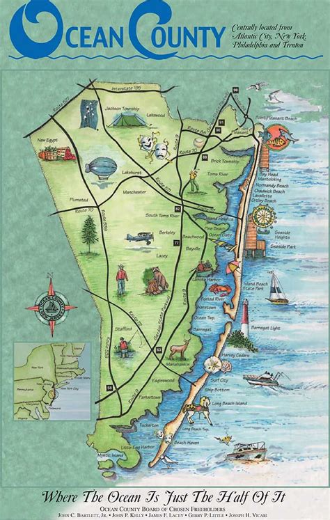 Museumshistory2htm Ocean County Tourist Map