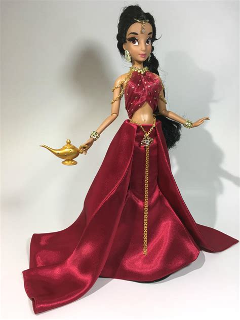 Disney Princess Designer Red Jasmine Ooak Doll By Blue S Dolls On