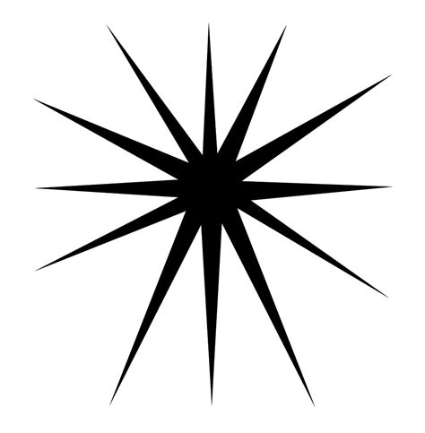 Starburst Clipart Vector Free At Getdrawings Free Download