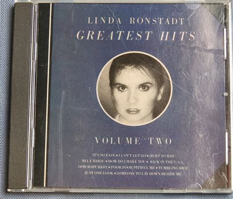 Greatest Hits 2 By Linda Ronstadt Cd 1990 4625164501