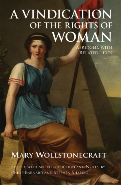A Vindication Of The Rights Of Woman Abridged With Related Texts Housmans Bookshop
