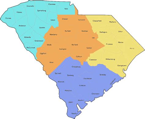 Find Your Region South Carolina Art Education Association